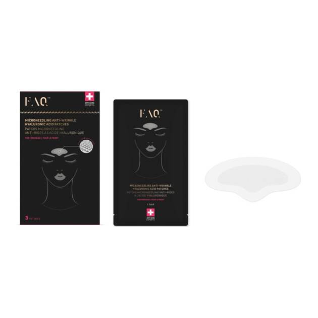 FAQ™ Microneedling Anti-Wrinkle Hyaluronic Acid Patches – Voorhoofd